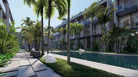 Apartemen 2 kamar untuk dijual 1+1 di tepi laut di Ko Phangan Thailand luas 34.73m² lantai 2 Ko Phangan