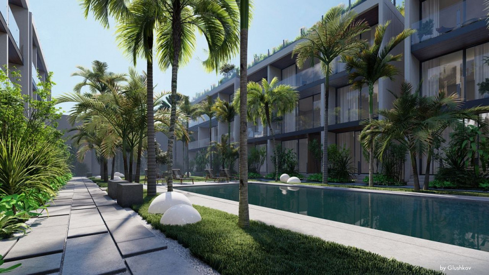 Apartemen 2 kamar untuk dijual 1+1 di tepi laut di Ko Phangan Thailand luas 34.73m² lantai 2 Ko Phangan - foto 5