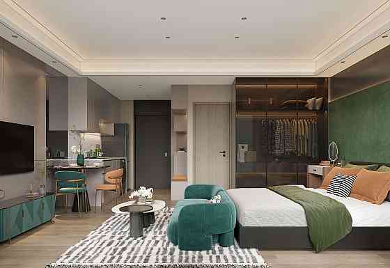 Apartment 1-room 1+0 studio by the sea in Rawai Thailand area 34m² 1 floor Rawai