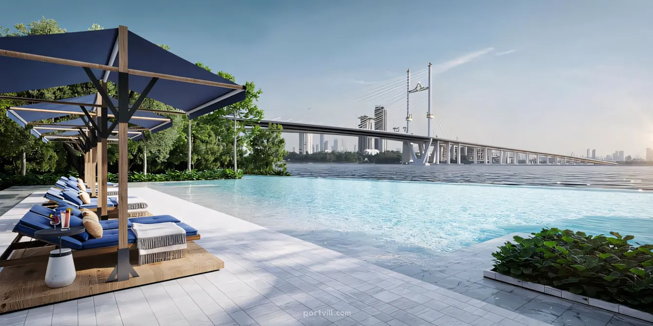 Apartment 1-room for sale in Downtown Bangkok Thailand area 22.2m² 25 floor in Nue Riverest Ratburana Downtown Bangkok - foto 3