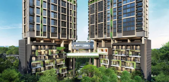 अपार्टमेंट  6 कमरे  5+1  डाउनटाउन बैंकॉक में (Downtown Bangkok),  थाईलैंड  154.45 वर्ग मीटर  मंजिल 10  - Whizdom The Forestias डाउनटाउन बैंकॉक (Downtown Bangkok)