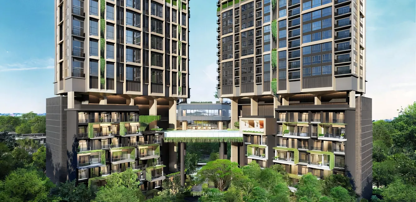 Apartment 6-room for sale 5+1 in Downtown Bangkok Thailand area 154.45m² 10 floor in Whizdom The Forestias Downtown Bangkok - foto 1
