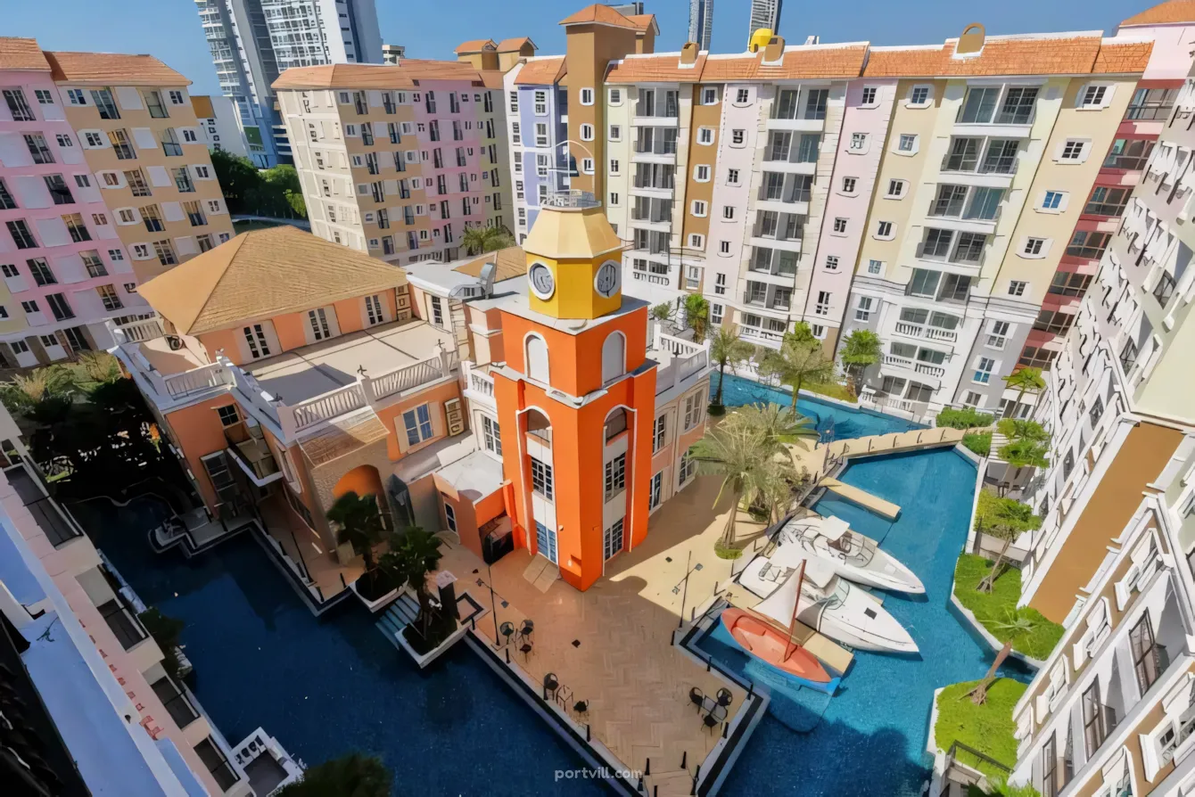Apartment 3-room for sale 2+1 by the sea in Jomtien Thailand area 52.11m² 8 floor in Seven Seas Cote d'Azur Jomtien - foto 4