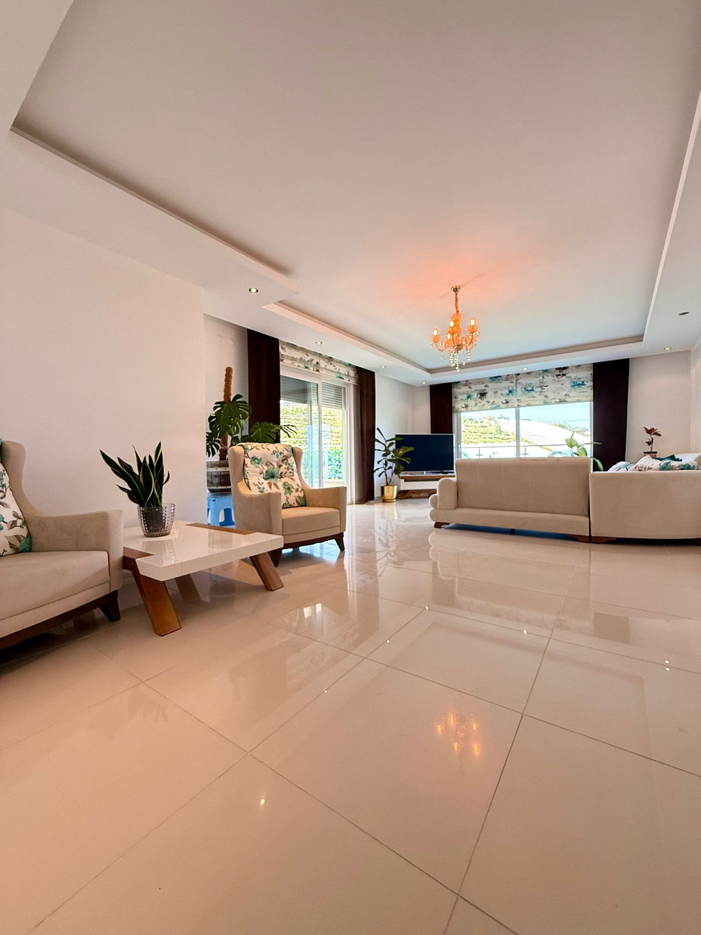 شقة 5-غرفة 4+1 في الجبال في ألانيا (كارجيكاك) تركيا 200م² 2 طابق Granada Residence ألانيا - صورة 2