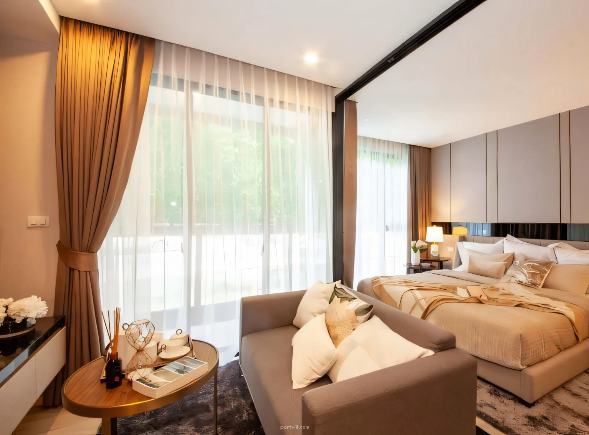 Apartment 2-room for sale 1+1 by the sea in Pattaya Thailand area 30.82m² 35 floor in The Panora Condominium Pattaya - foto 6