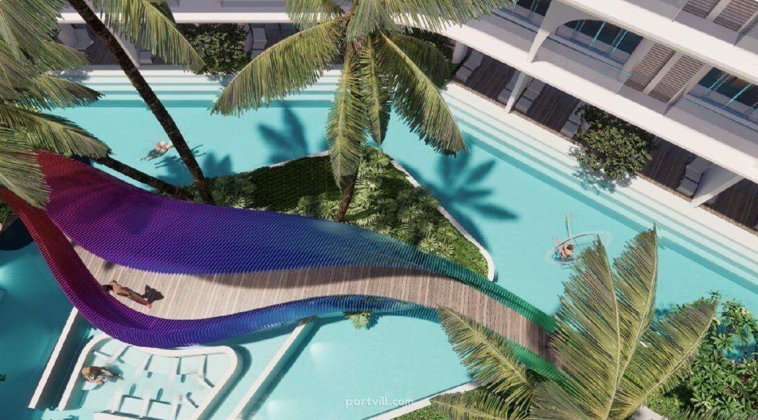 Apartemen 2 kamar untuk dijual 1+1 di Ko Samui Thailand luas 28.5m²  Ko Samui - foto 4