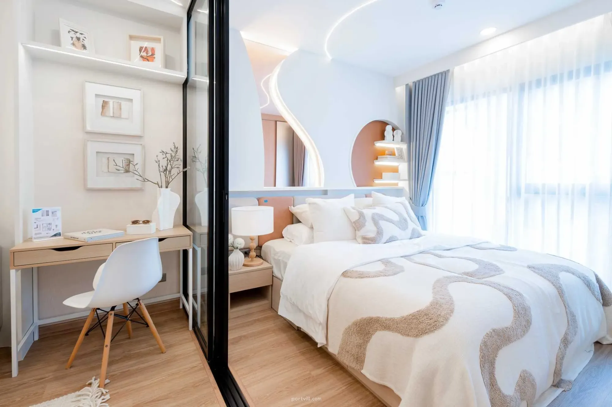 Apartemen 1-kamar untuk dijual 1+0 studio di San Sai Thailand luas 29m² 5 lantai di Arise Hill San Sai - foto 5