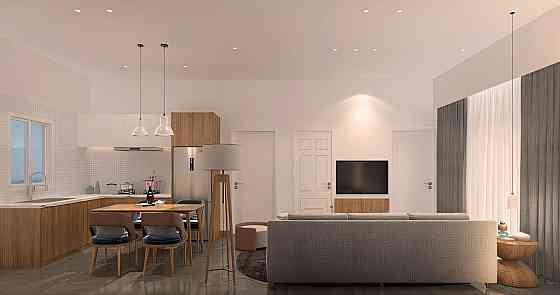 Apartment 3-room for sale 2+1 by the sea in  Mai Khao Thailand area 70.76m² 1 floor Mai Khao