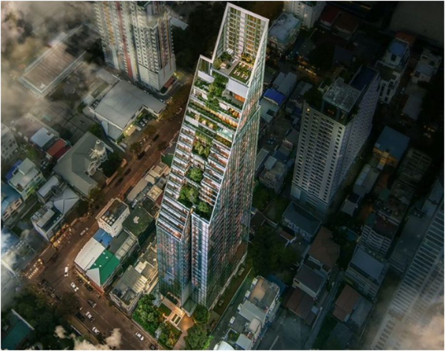 شقة  3 غرف  2+1  في ساثون (Sathorn)  تايلاند  70.57 متر مربع  الطابق 27  - Tait Sathorn 12 ساثون (Sathorn) - صورة 1