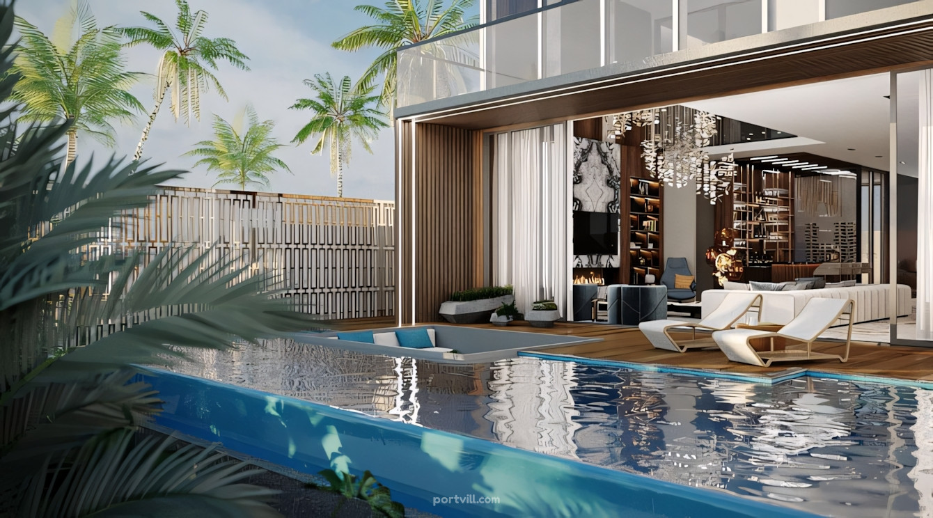 Villa dağlarda Chalong'da Tayland 656m² alan 3 katlı Chalong - fotoğraf 1