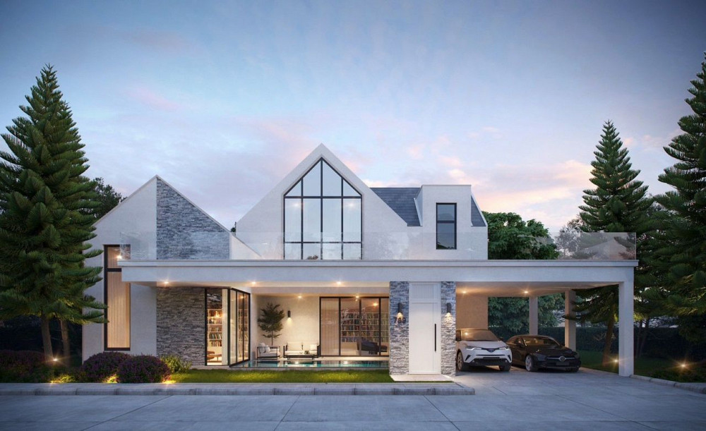 Villa a Huay Yai Thailandia area 297m² 2 piani Huay Yai - foto 2