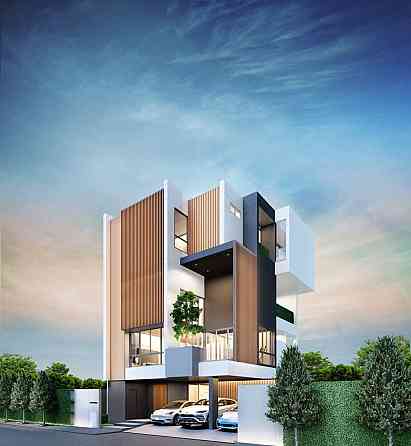 House in central Bangkok (Bangkok) Thailand area 374.08m² 3 floors Central Bangkok