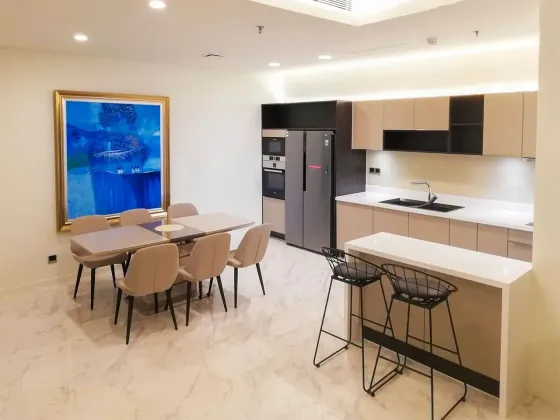 Apartment 4-room for sale 3+1 by the river in An Loi Dong (District 2) Vietnam area 131.7m² in Sarimi Sala An Loi Dong (District 2)