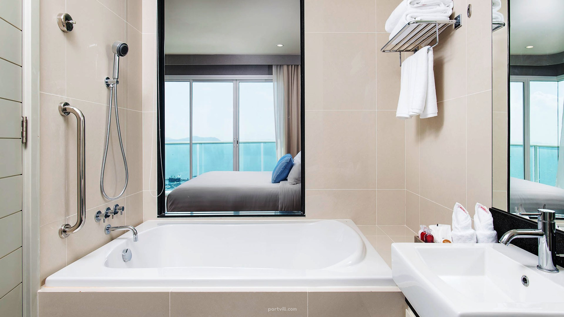 شقة  1 غرف  استوديو 1+0  على البحر  في ساتاهيب (Sattahip)  تايلاند  48.5 متر مربع  - Movenpick White Sand Beach ساتاهيب (Sattahip) - صورة 8