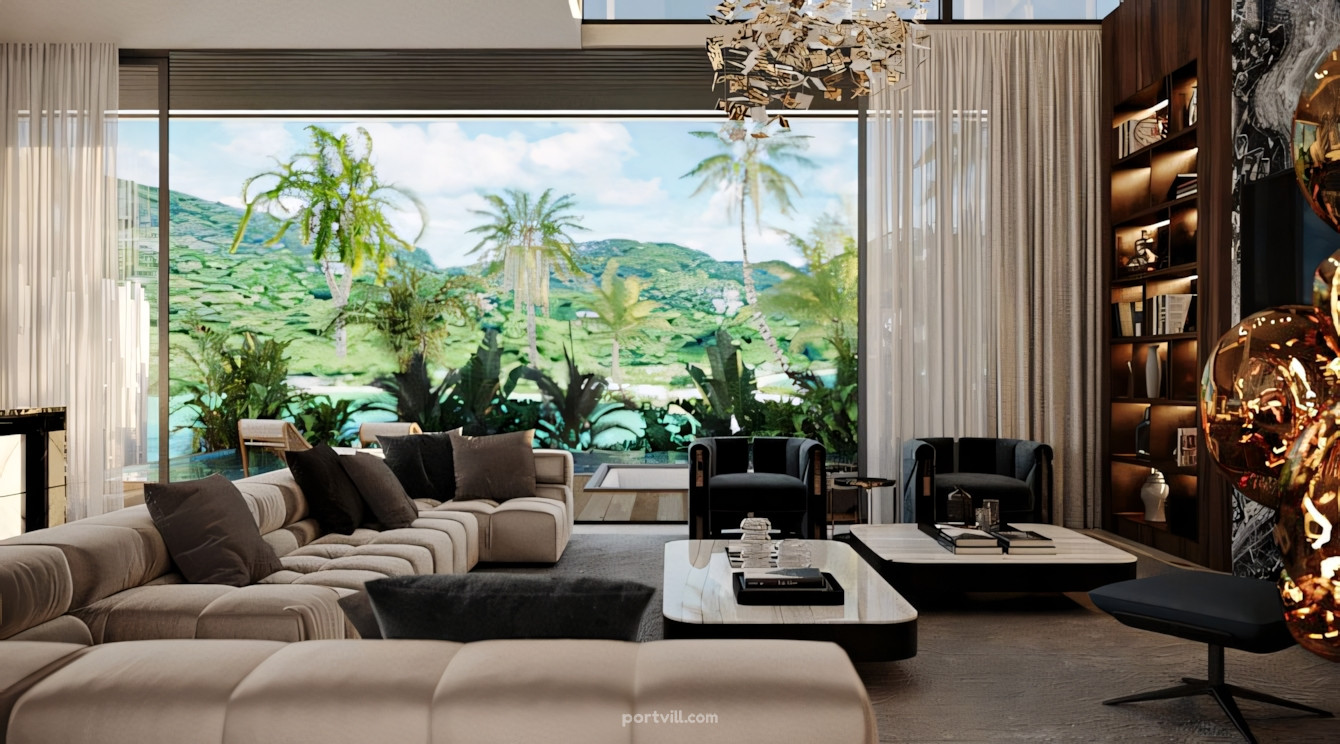 Villa dağlarda Chalong'da Tayland 656m² alan 3 katlı Chalong - fotoğraf 7