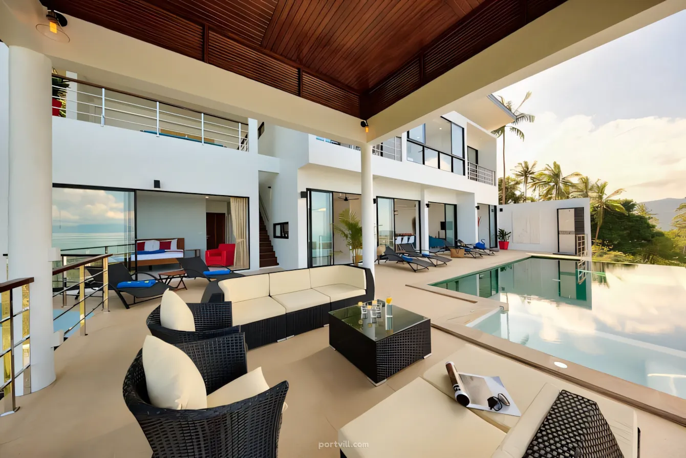 Вила за продажба на море на Маенам (Mae Nam) Тайланд площ 330м² 2-етажен Маенам (Mae Nam) - снимка 13