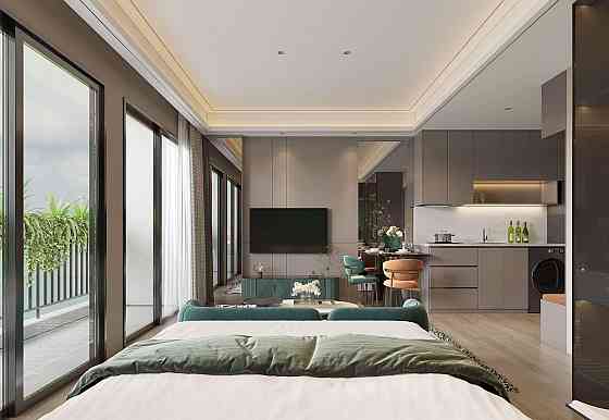 Apartment 1-room 1+0 studio by the sea in Rawai Thailand area 34m² 1 floor Rawai