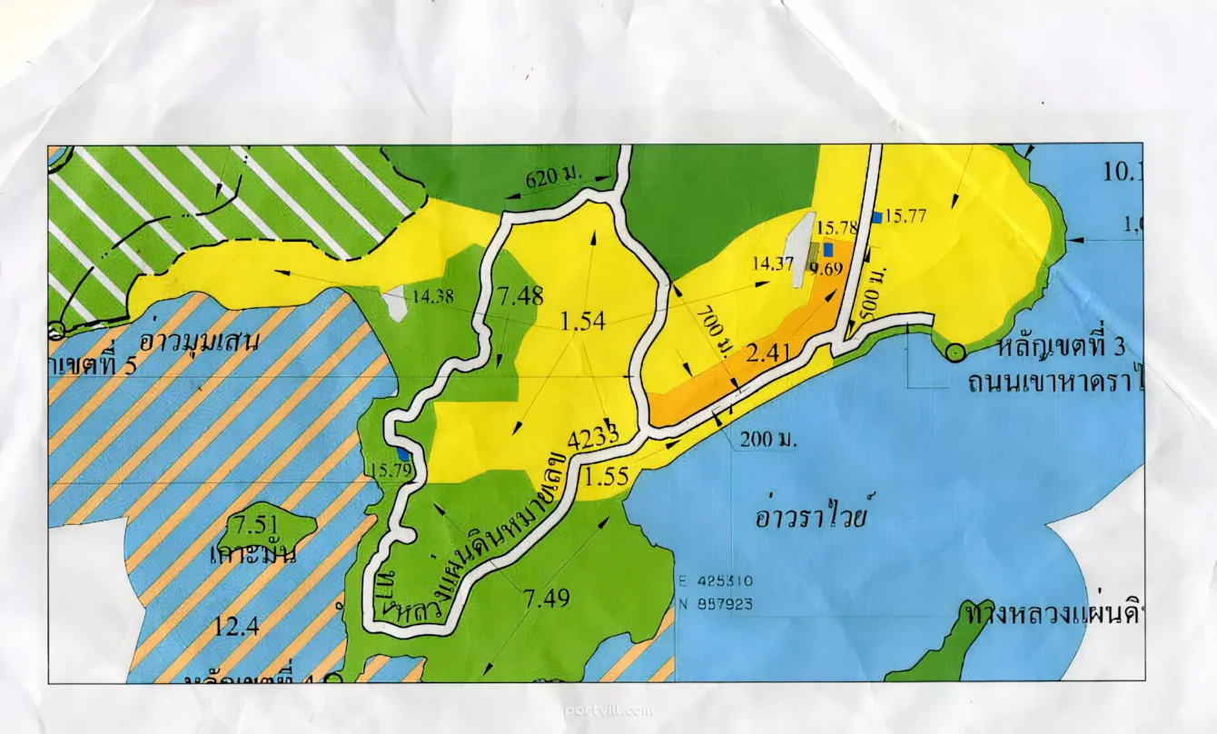 भूमि सागर के किनारे रवाई में (Rawai) थाईलैंड भूखंड शहर के अंदर 32500मी²  रवाई (Rawai) - फोटो 7