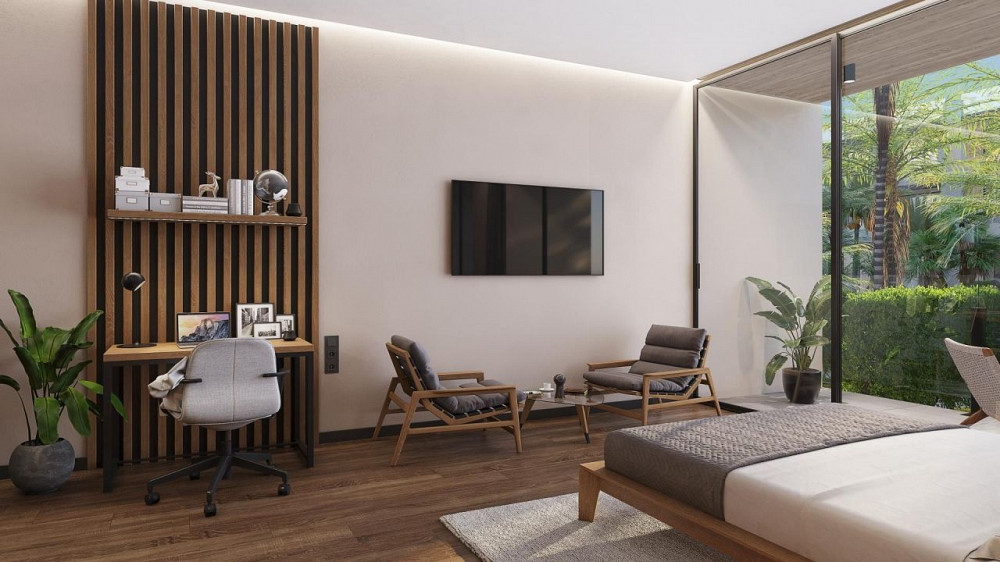 Apartemen 2 kamar untuk dijual 1+1 di tepi laut di Ko Phangan Thailand luas 34.73m² lantai 2 Ko Phangan - foto 18