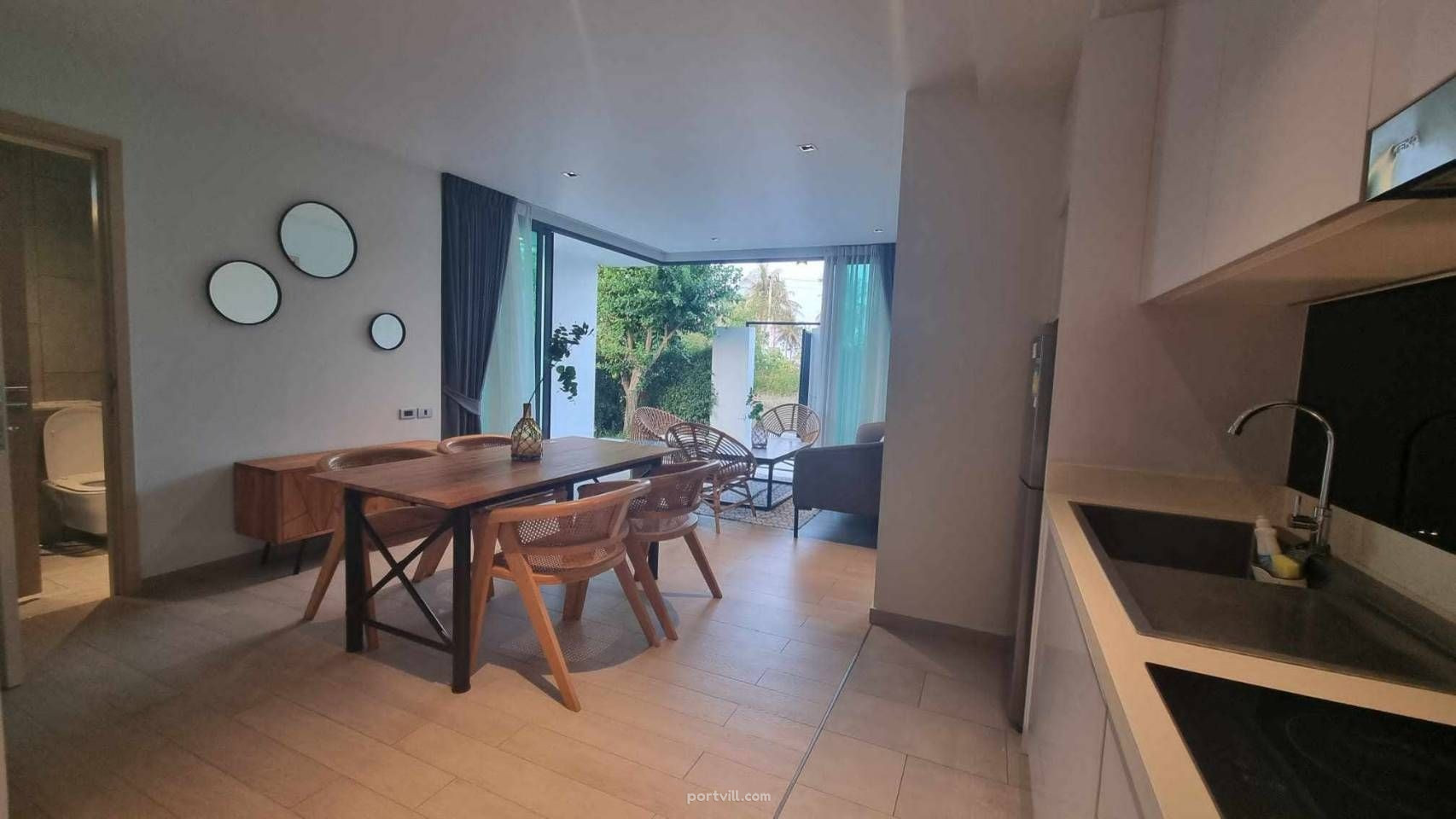 Пәтер 3 бөлмелі Сам Рой Йотта (Sam Roi Yot) Тайланд 74м² қабаты:1 -  Fisherman House Residence Pranburi Сам Рой Йот (Sam Roi Yot) - фото 6