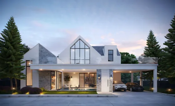 Villa em Huai Yai Tailândia área 297m² 2 andares Huai Yai