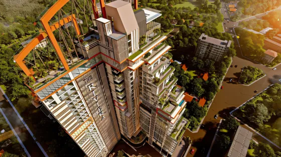 Apartment 2-room for sale 1+1 by the sea in Pratumnak Hill Thailand area 29m² 15 floor in The Riviera Malibu Pratumnak Hill