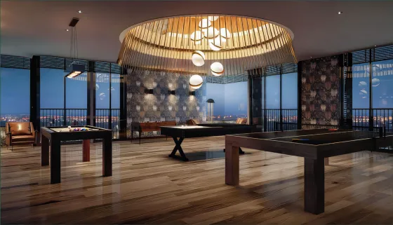 Apartemen 2 kamar untuk dijual 1+1 di Downtown Bangkok Thailand luas 31.77m² lantai 35 di Noble Form Thonglor Downtown Bangkok