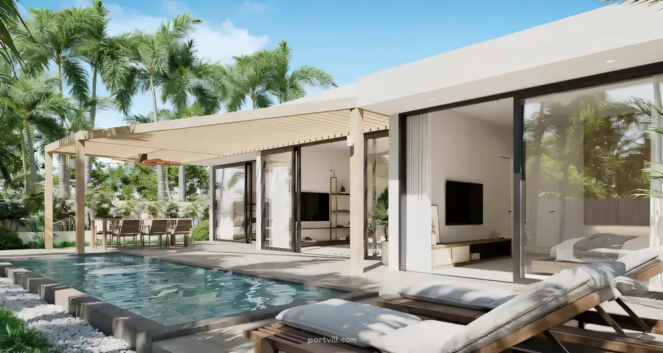 Villa en Chaweng Beach Tailandia área 142.3m² 1 pisos Chaweng Beach - foto 1