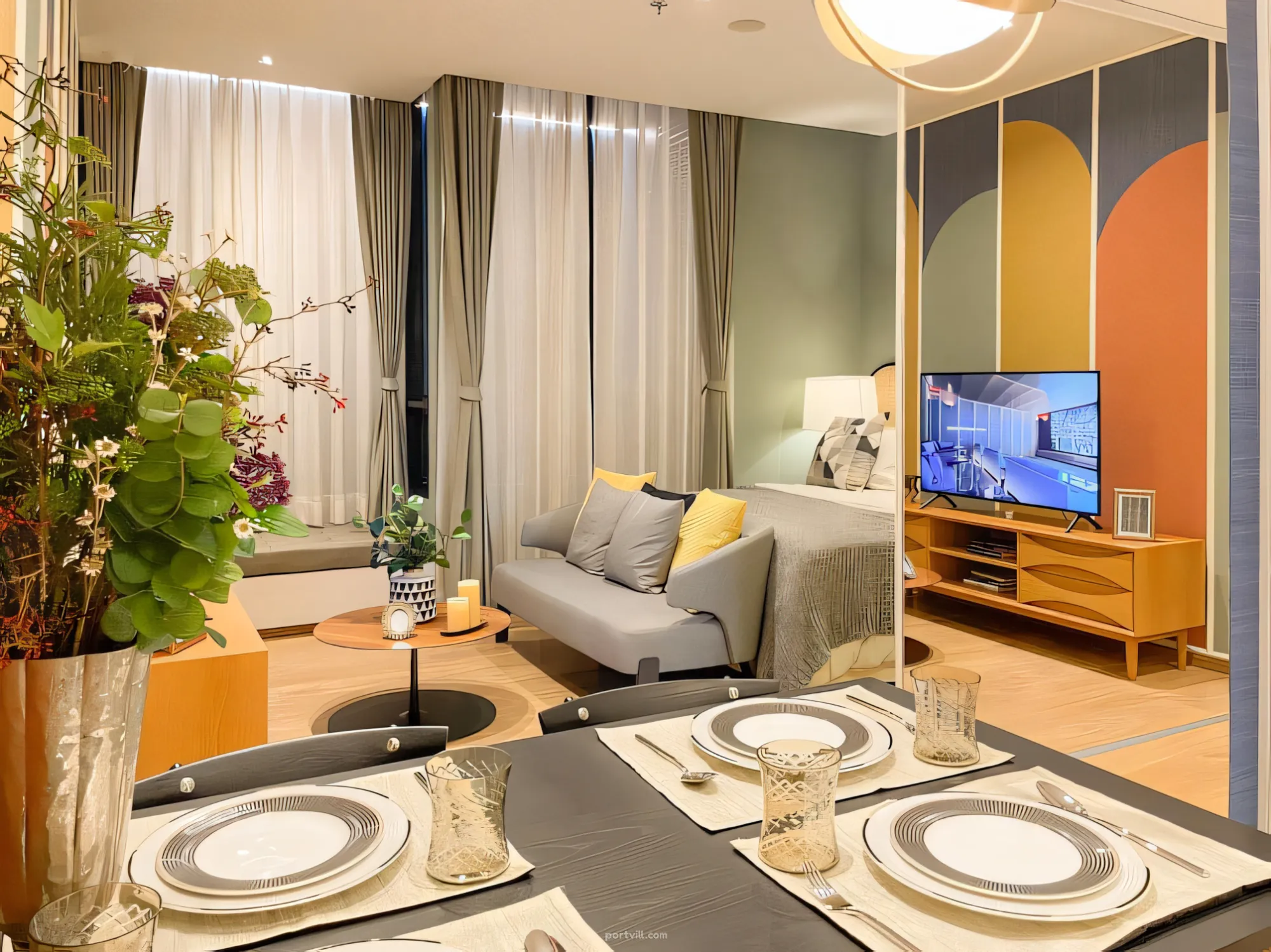 Apartment 2-room for sale 1+1 in Downtown Bangkok Thailand area 31.77m² 35 floor in Noble Form Thonglor Downtown Bangkok - photo 4