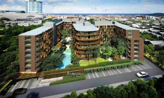 Apartment 1-room for sale by the sea in Naklua Thailand area 45m² 4 floor in Ramada Mira North Pattaya Naklua