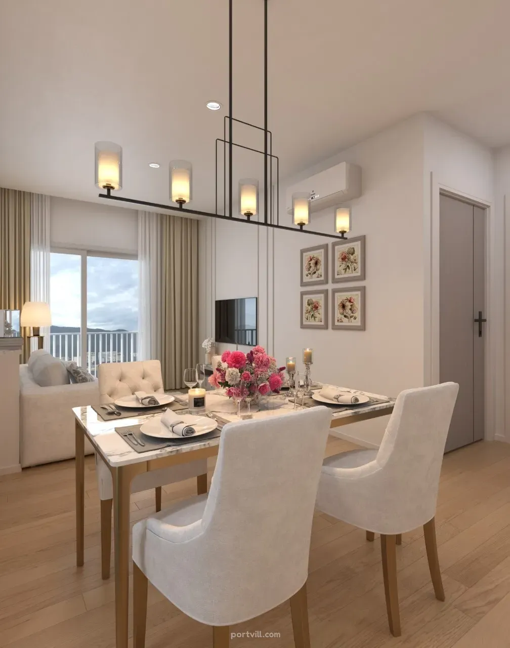 Apartemen 3-kamar untuk dijual 2+1 di San Sai Thailand luas 61.5m² 2 lantai di The Kanava Condo Chiangmai San Sai - foto 9