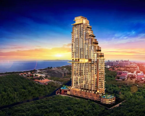Apartment 1-room for sale 1+0 studio in Jomtien Thailand area 25.8m² 19 floor in Riviera Ocean Drive Jomtien