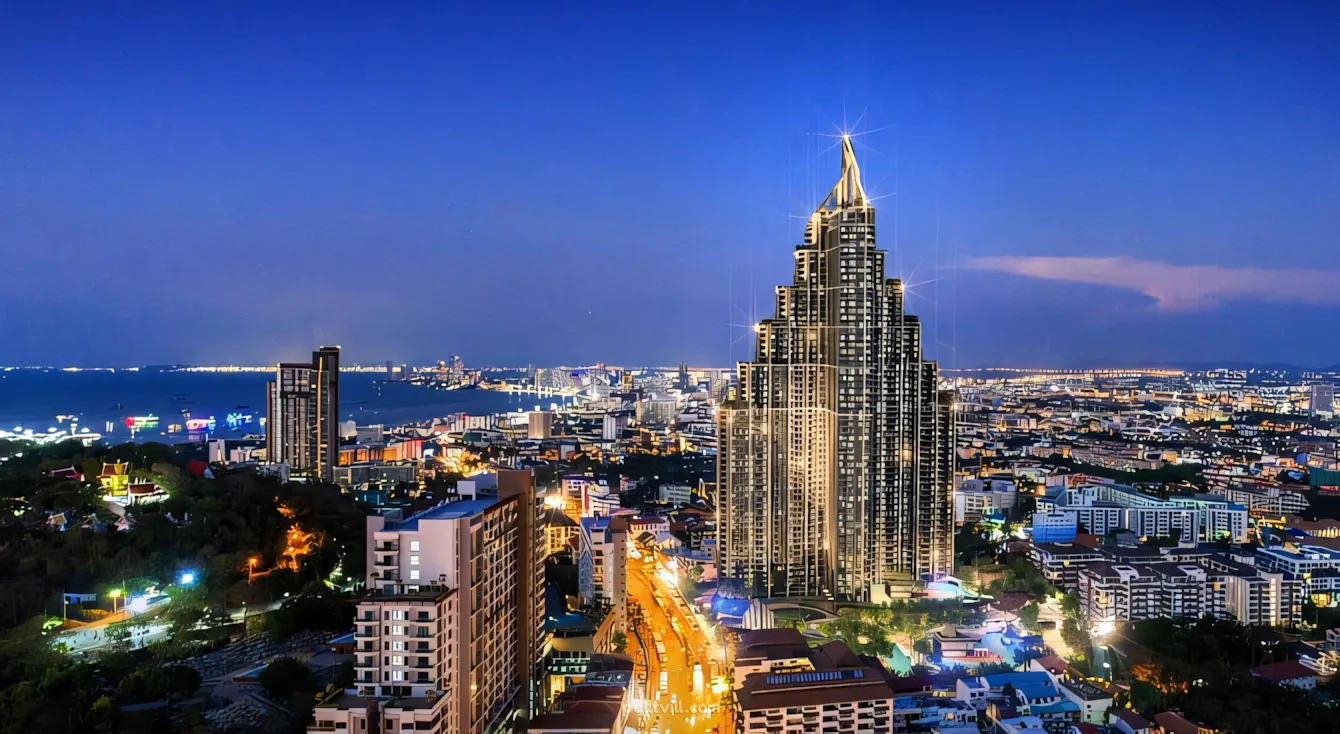 Apartment 2-room for sale 1+1 by the sea in Pattaya Thailand area 29m² 14 floor in Grand Solaire Pattaya Condominium Pattaya - foto 5