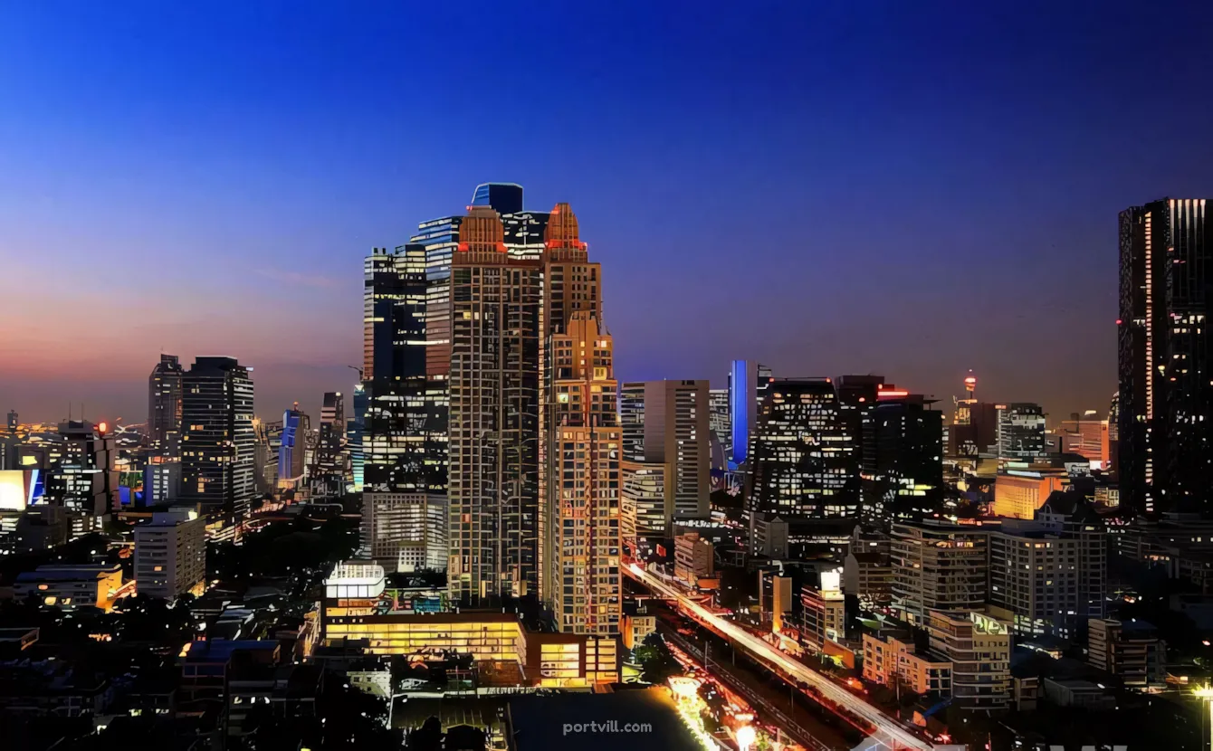 Apartment 1-room for sale in Downtown Bangkok Thailand area 40.26m² 38 floor in Sathorn Prime Downtown Bangkok - foto 1