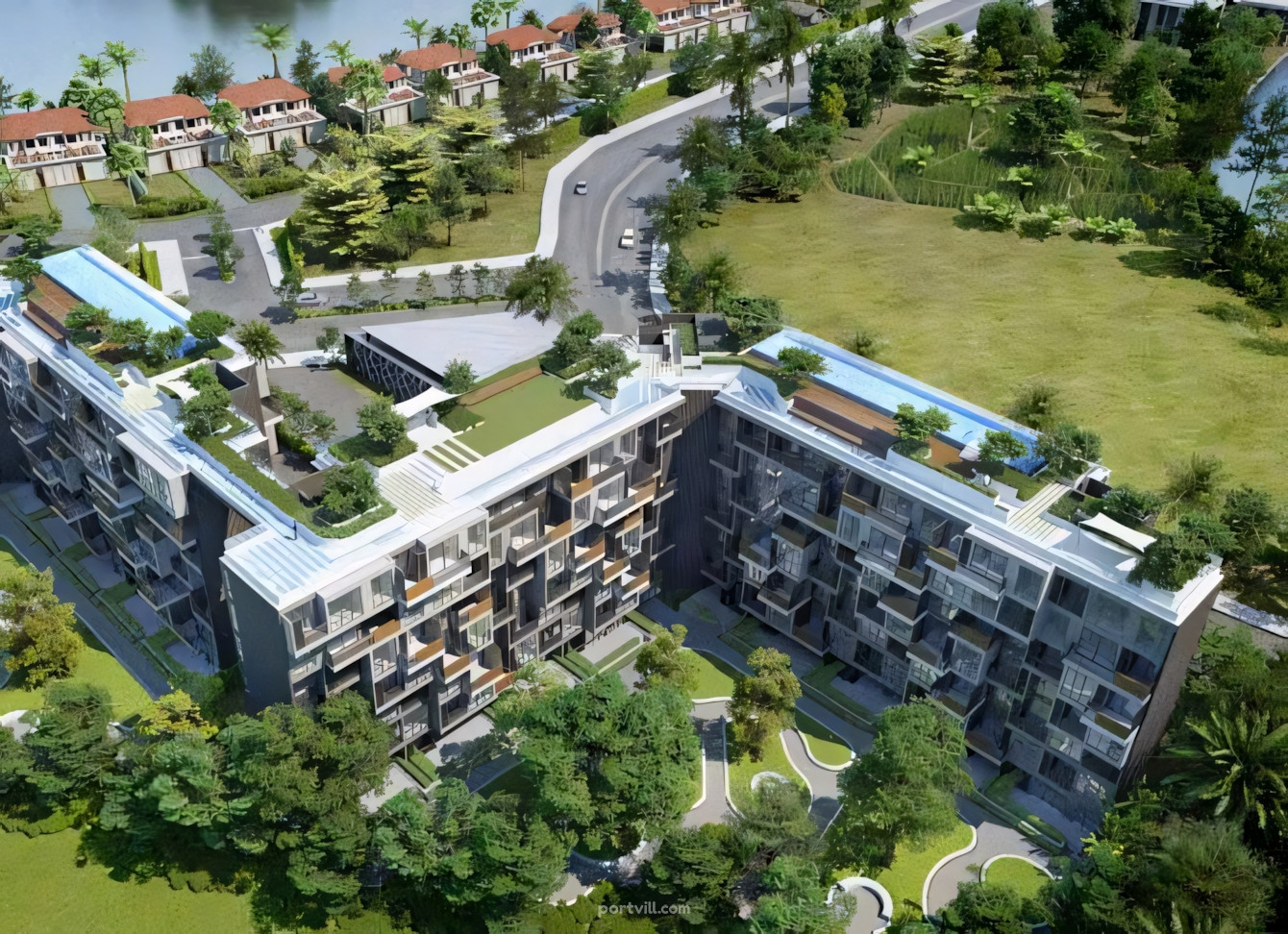 Appartement 1 pièces studio 1+0 à Choeng Thale Thaïlande 29m² étage:2 à Sky Park Choeng Thale - photo 1
