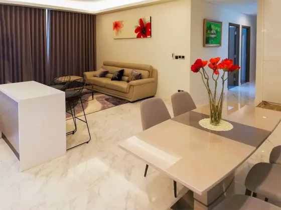 Apartment 4-room for sale 3+1 by the river in An Loi Dong (District 2) Vietnam area 131.7m² in Sarimi Sala An Loi Dong (District 2)