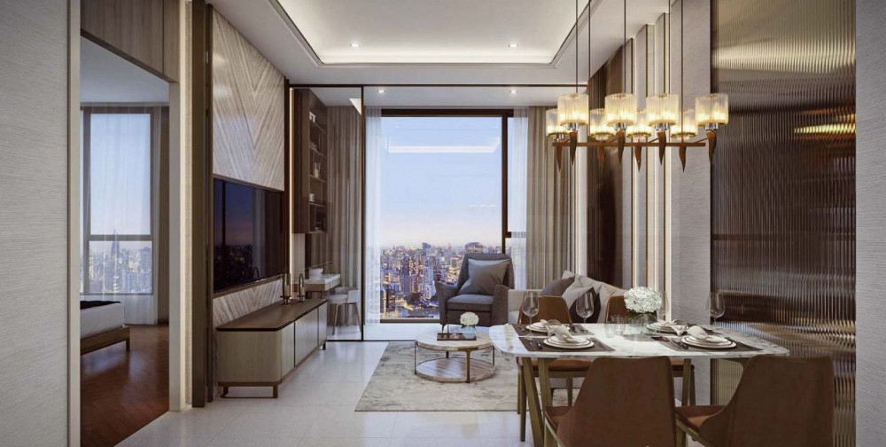 شقة  2 غرف  1+1  في سوخومفيت (Sukhumvit)  تايلاند  47 متر مربع  الطابق 32  - Mulberry Grove Sukhumvit سوخومفيت (Sukhumvit) - صورة 6
