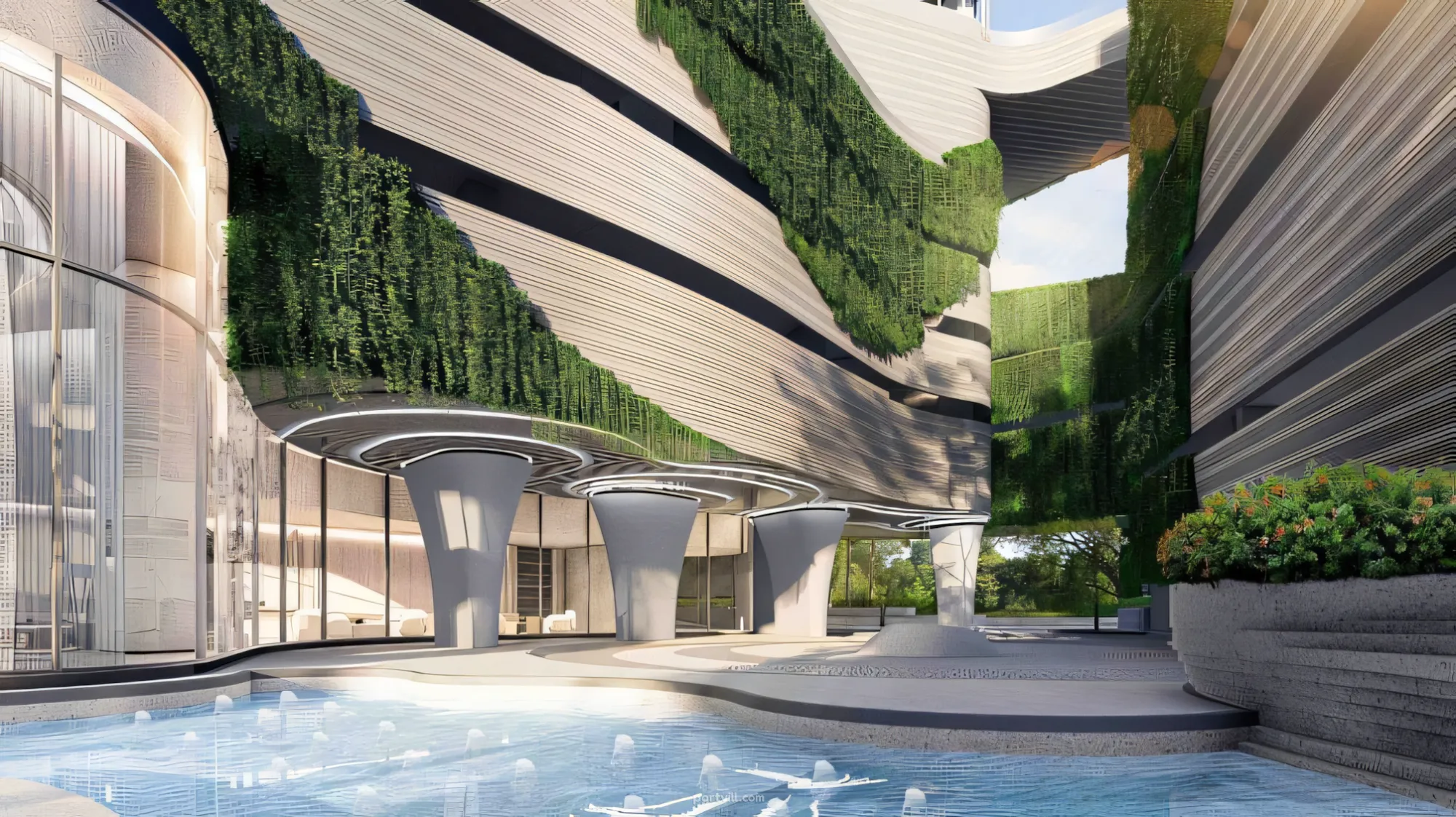 شقة  1 غرف  استوديو 1+0  على البحر  في وونغامات (Wongamat)  تايلاند  27 متر مربع  الطابق 12  - Wyngham Grand Residences وونغامات (Wongamat) - صورة 2