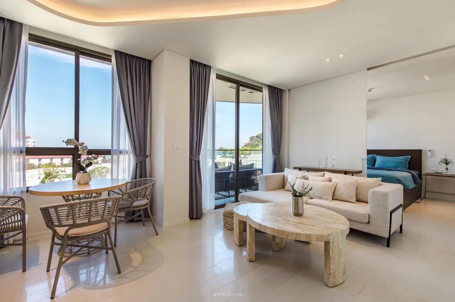آپارتمان  3 خوابه  2+1  در کنار دریا  در کائو تاکیاب (Khao Takiab)  تایلند  64 متر  طبقه 5  -  Veranda Residence Hua Hin کائو تاکیاب (Khao Takiab) - عکس 10