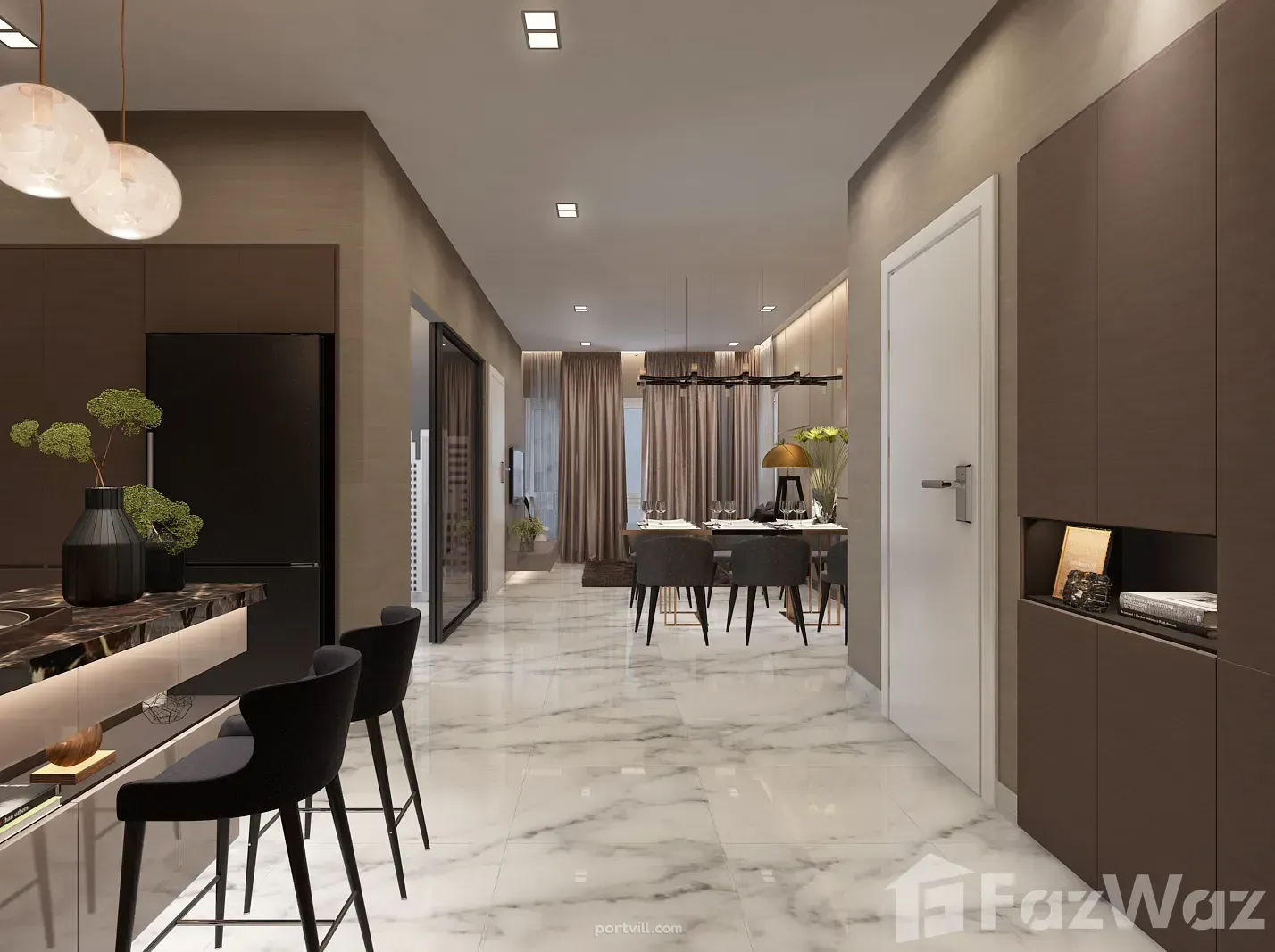 Apartment 3-room for sale 2+1 in An Phu (District 2) Vietnam area 61m² 21 floor in Centana Thu Thiem An Phu (District 2) - photo 2