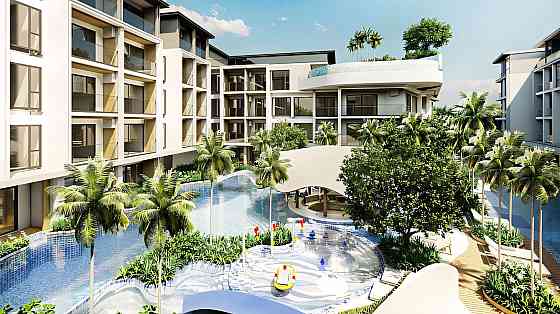 Apartment 1-room for sale 1+0 studio by the sea in Nai Thon Thailand area 37m² 3 floor Nai Thon