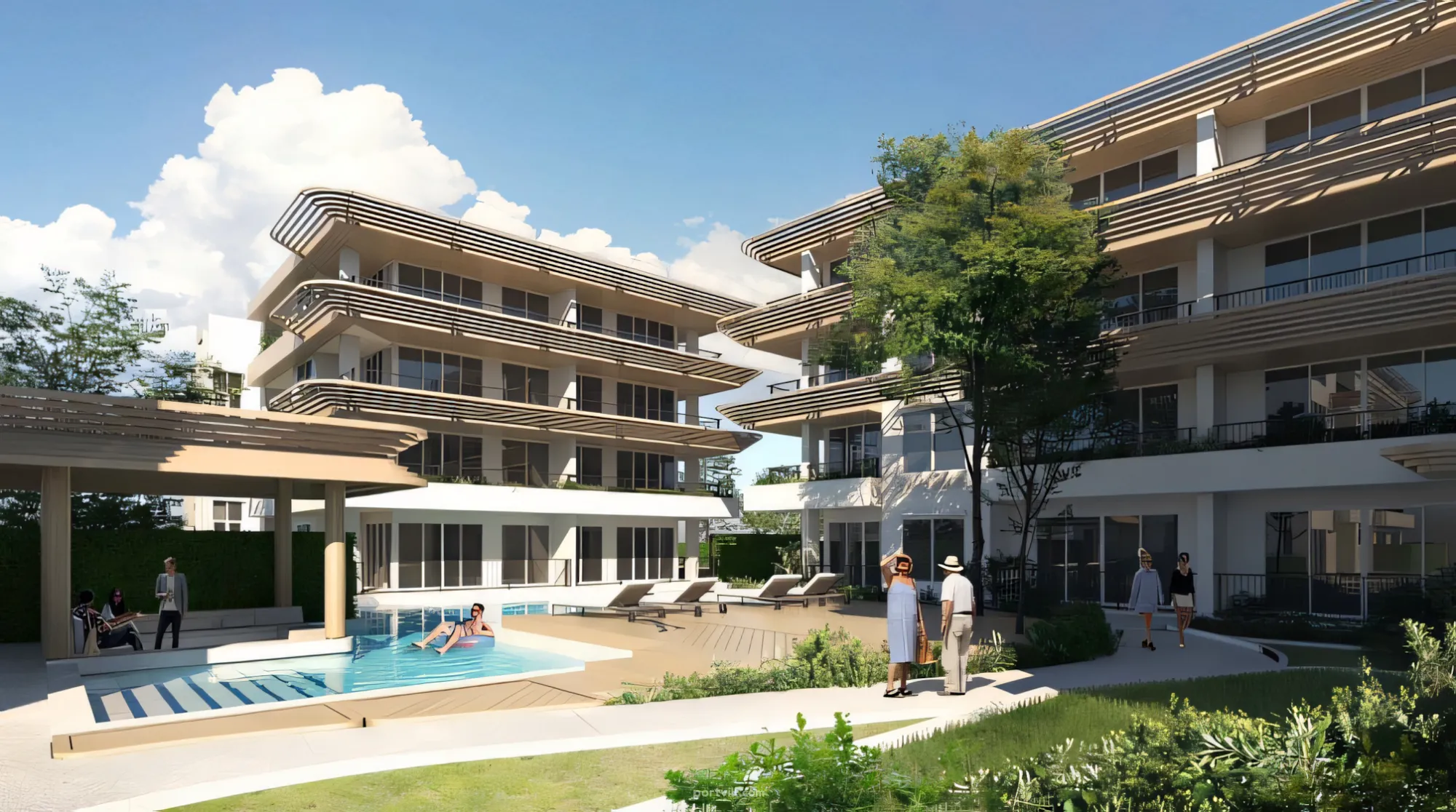 Apartamento 2-quartos para venda 1+1 em Ko Samui Tailândia área 38.57m² 2 andar em Terraza Samui Ko Samui - foto 1