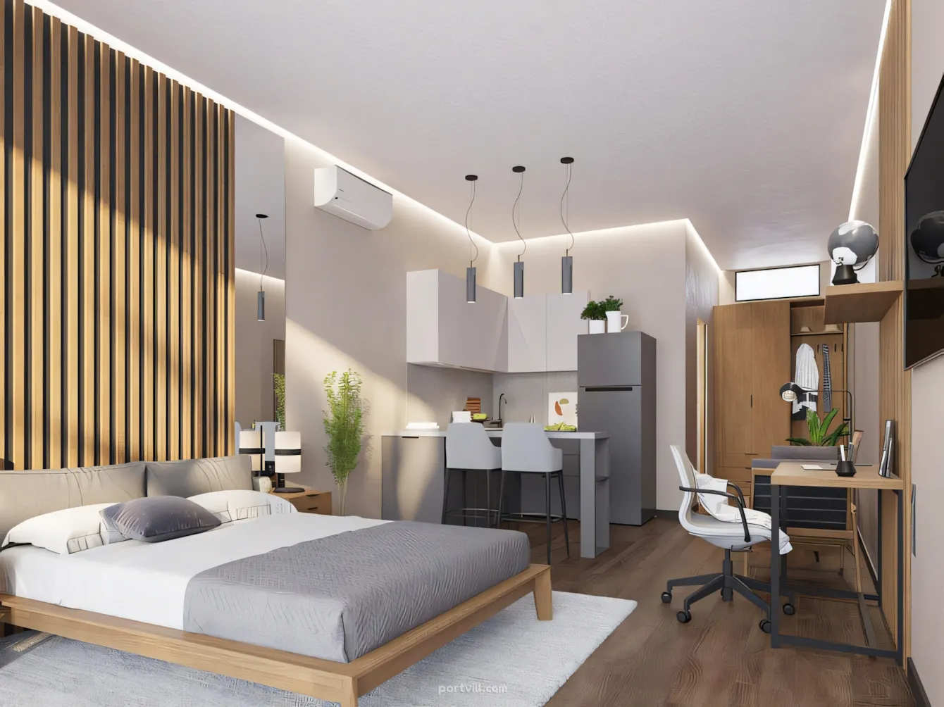 Mieszkanie 2-pokojowy na sprzedaż 1+1 nad morzem na Ko Phangan Tajlandia powierzchnia 34.73m² 2 piętro  Ko Phangan - zdjęcie 9