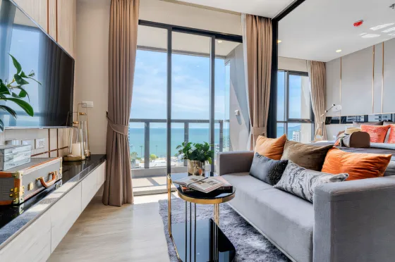 Apartment 2-room for sale 1+1 by the sea in Pratumnak Hill Thailand area 34.84m² 15 floor in Panora Pattaya Pratumnak Hill