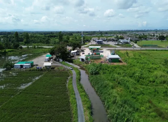 Terreno {geo.city.in} Tailândia lote dentro dos limites da cidade 182400m²  Downtown Chiang Mai