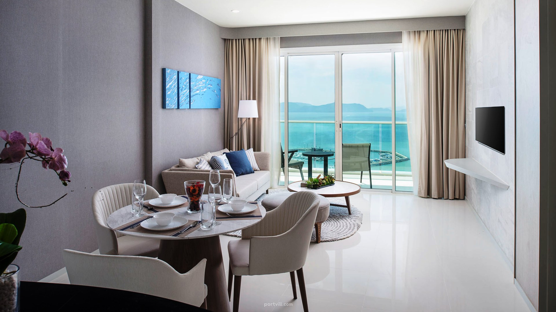 شقة  1 غرف  استوديو 1+0  على البحر  في ساتاهيب (Sattahip)  تايلاند  48.5 متر مربع  - Movenpick White Sand Beach ساتاهيب (Sattahip) - صورة 5