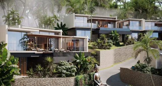 Vila di Downtown Surat Thani Thailand luas 361m² 2 lantai Downtown Surat Thani