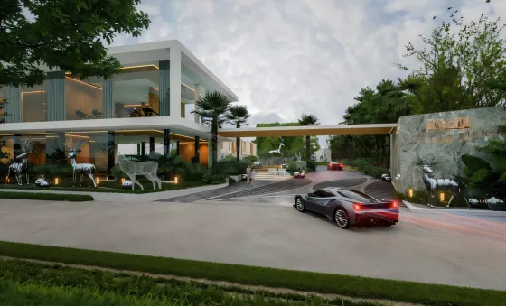 Townhouse in Pattaya Thailand area 180m² 2 floors Pattaya