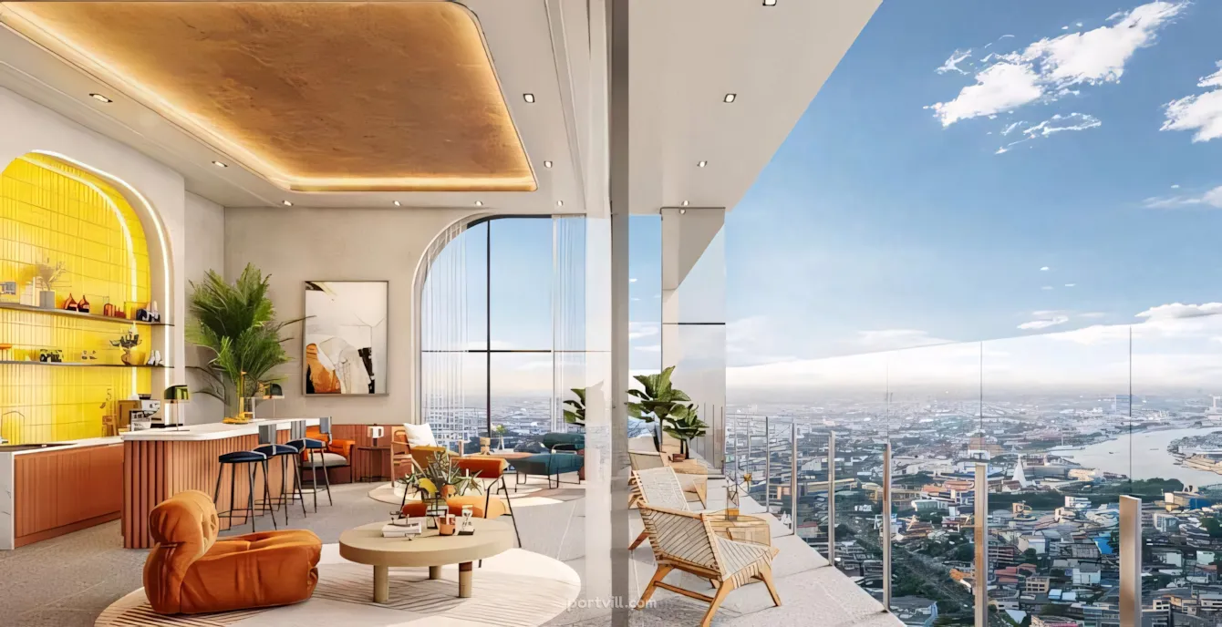 Apartment 2-room for sale 1+1 in Khlong San Thailand area 24.75m² 19 floor Khlong San - photo 3