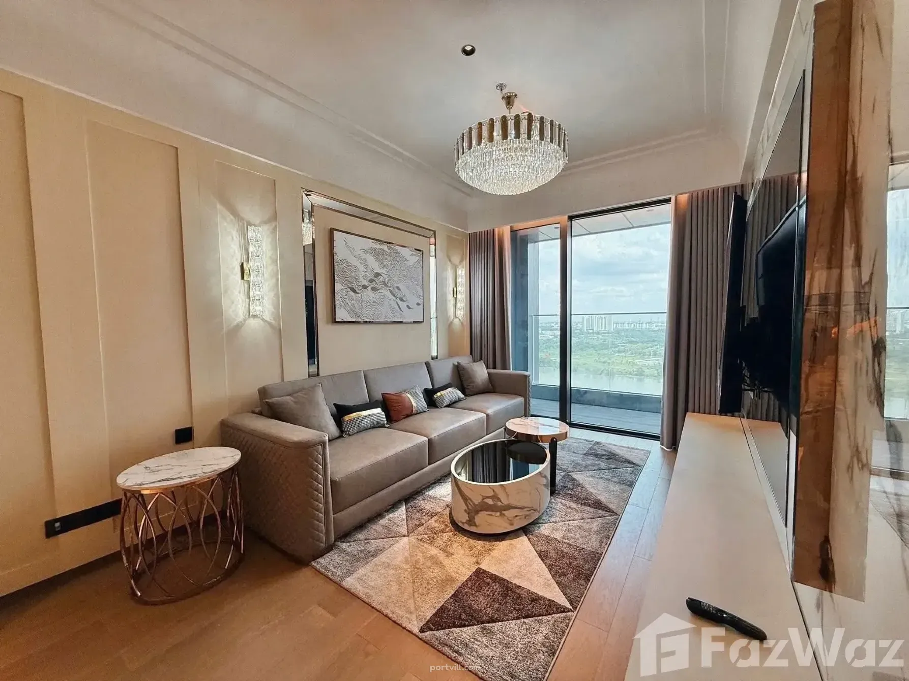 Apartment 3-room for sale 2+1 by the river in Ben Nghe (District 1) Vietnam area 126m² 25 floor in Grand Marina Saigon Ben Nghe (District 1) - photo 1